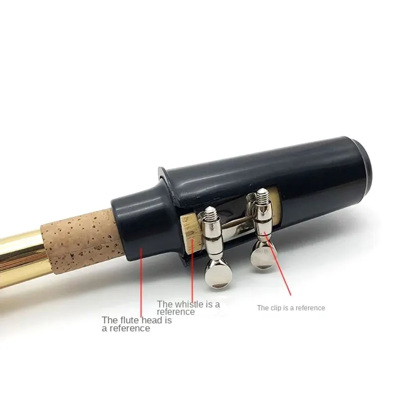 Clarinet saxophone mouthpiece cap musical instrument black plastic cap