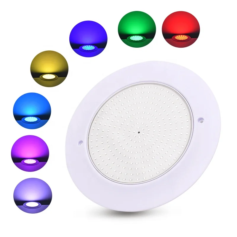 Tadpole Ip68 Resin Filled Swimming Pool Led 18W 25W 35W Ultra Slim Pool Lights Abs Underwater Swimming Pool Light