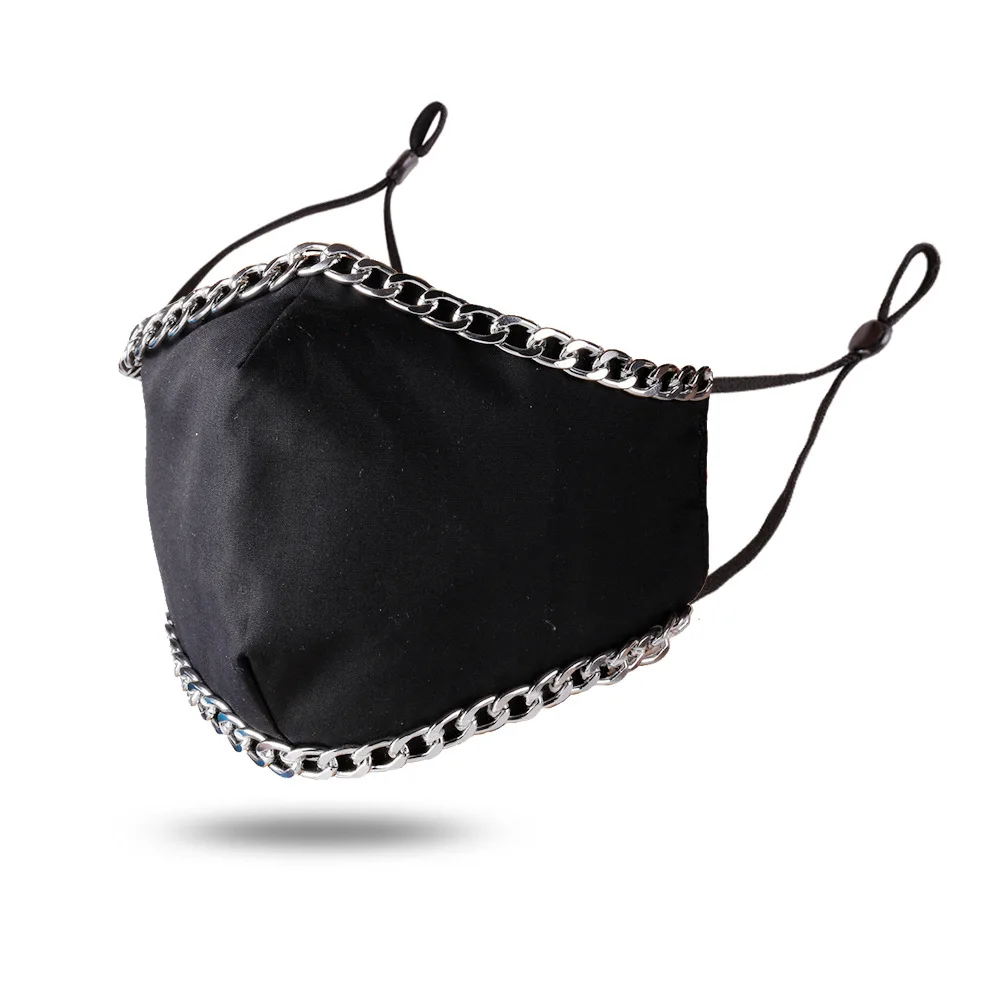 Decoration club style tassel Sequin bling rhinestone party mask