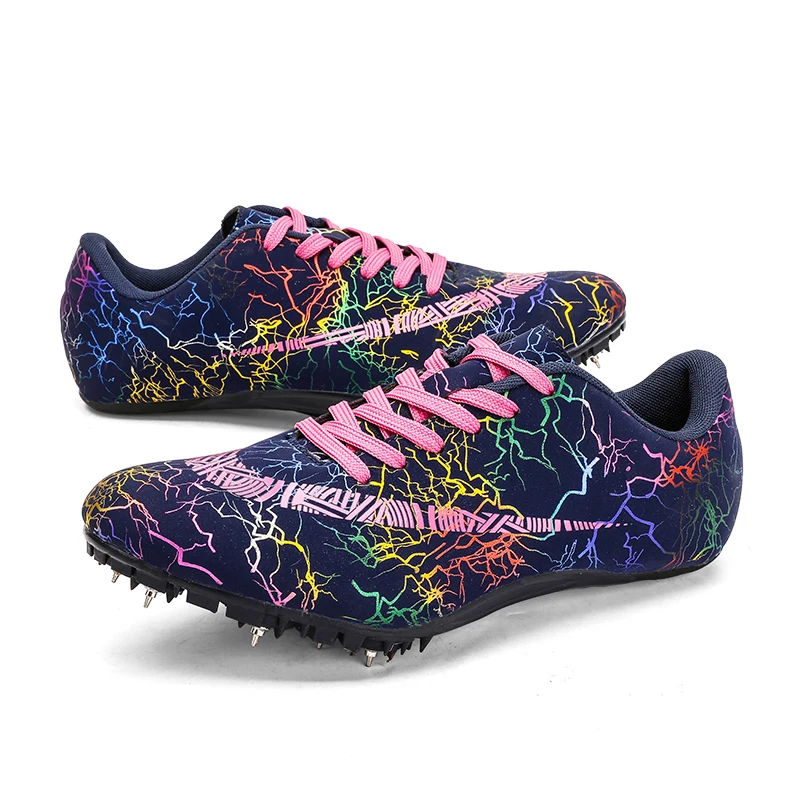 Quality Trainer Shoes Wholesale Delivered Duty Paid Mens SVP Wind Spike Shoes Running Mesh Track and Field Spikes Shoes