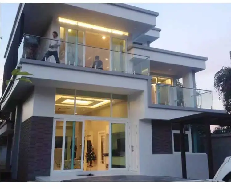 Villa frameless glass spigot swimming pool fence clamp stair Handrail balcony balustrade stainless steel spigot glass railing