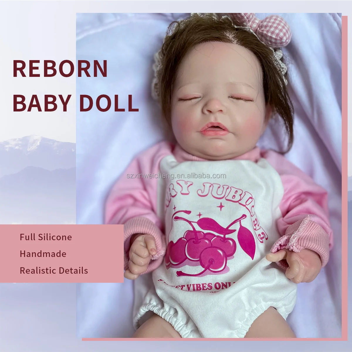 Preemie Full Silicone Sweet Dreams 18Inch Full Body Solid Silicone Baby Reborn Dolls Silicone