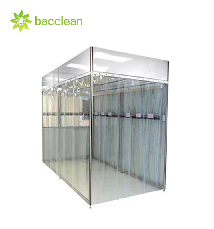 High Standard automatic clean air Prefabricated  Softwall/hardwall Clean Room