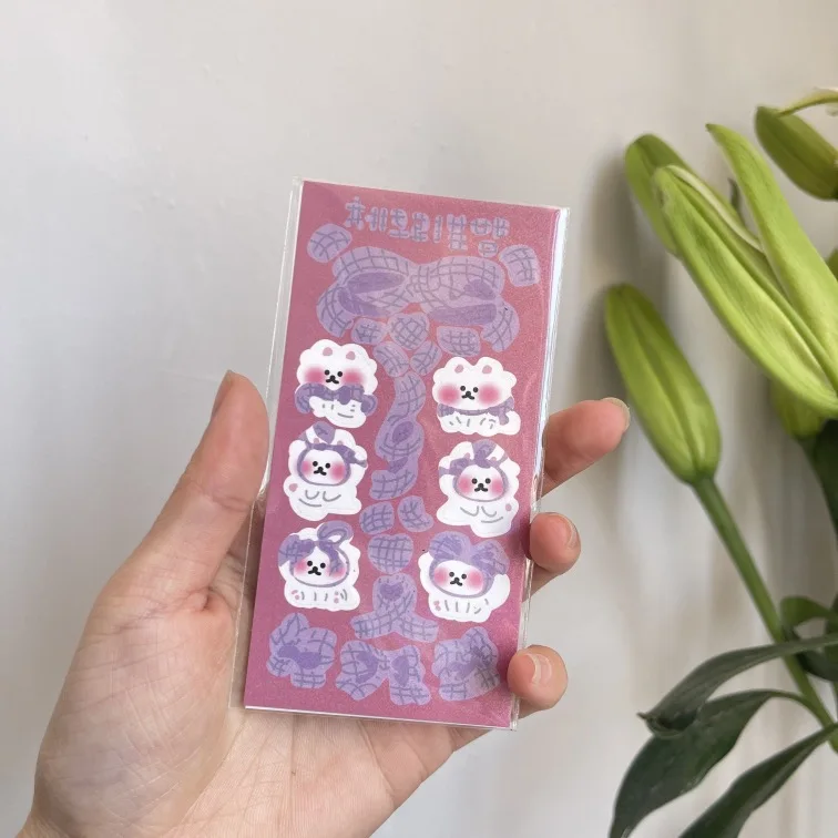 Korean INS Cute Cartoon Sticker Diary Cell Phone Decoration Sticker