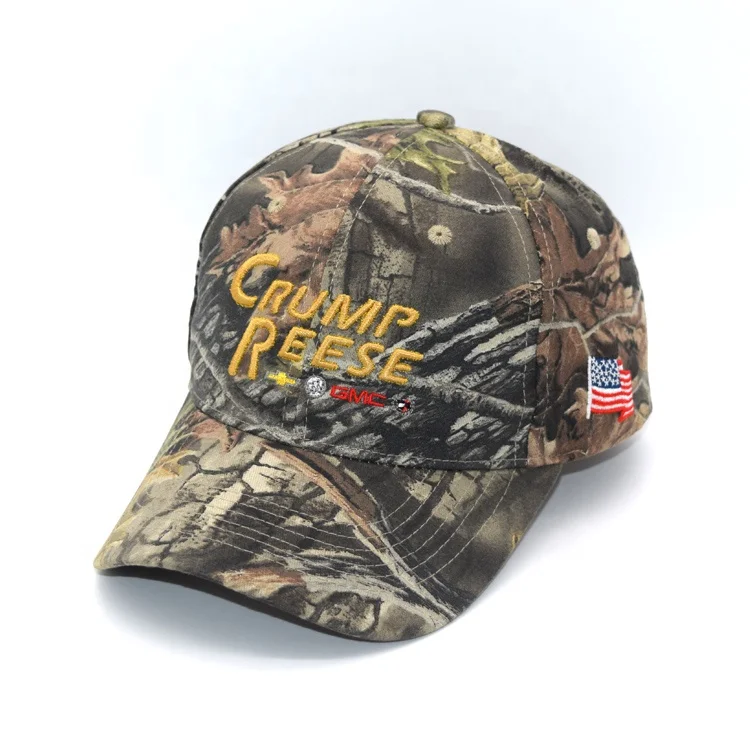 American Outdoor camouflage cap OEM customized camouflage sports cap hot sale camouflage embroidery baseball cap