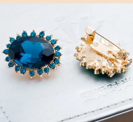 New fashionable scarf brooches pin 8piece/box for muslim women safty hijab pins