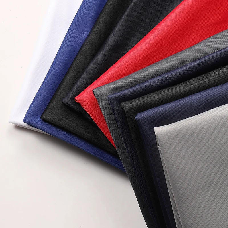 
China Manufacturer 100% Polyester 240gsm Sportswear Material Stretch Super Poly Fabric For Clothing 