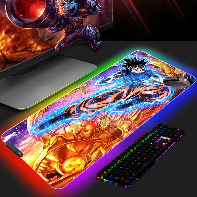 high quality nti-slip rubber dropshoping  custom mouse pad gamer rgb