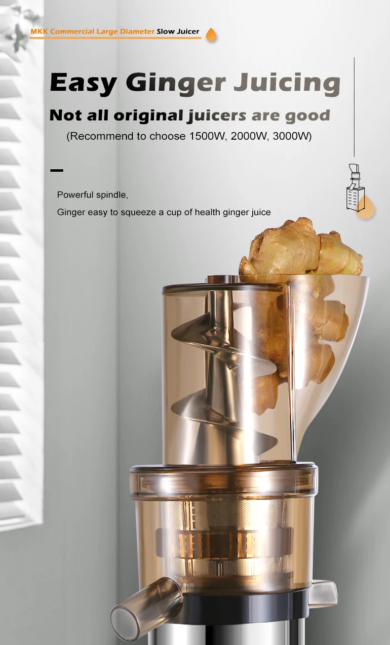 Commercial automatic fruit orange juicer machine / Industrial cold press mango juice extractor