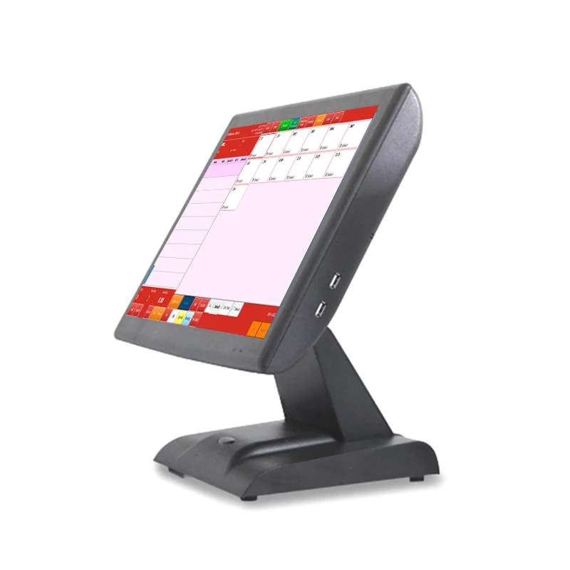 15-дюймовый сенсорный экран супермаркет Ресторан Pos Windows 10 система точки продажи интегрированный кассовый аппарат