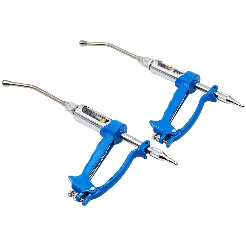 10ml Manual Type Cattle Sheep Drencher Syringe Gun Dose Adjustable Automatic Veterinary Drencher Gun with 2.5L Tank