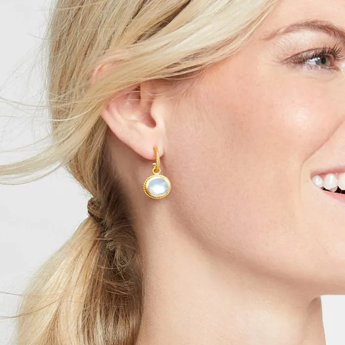 Real 18K Gold Color Plated Casual Bohemia Earrings Jewelry Modern Stylish Shell Hoop Earrings Jewelry