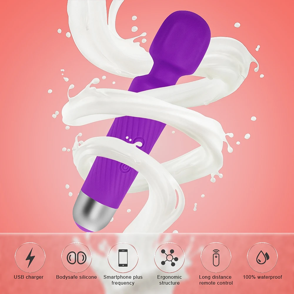 Original Factory Women Wireless App Remote Control Female Model Massage Adult Masturbator Sex Toy Electric Body Wand Vibrator