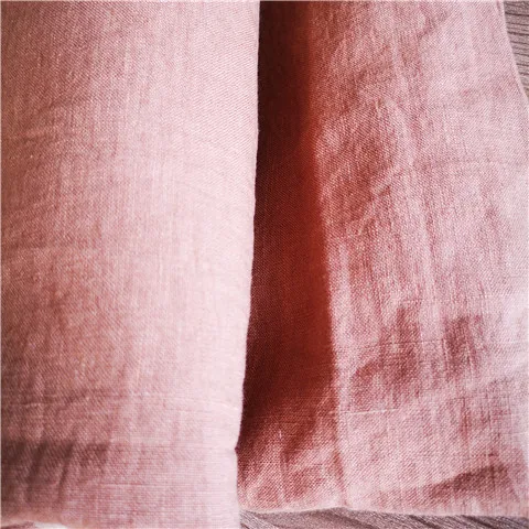 14sL Stock Stone Washed 100% Pure Linen  Bulk 101 fabric for men and women cloth shirt