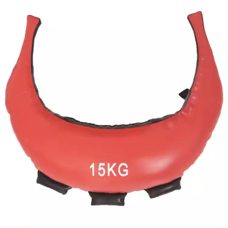 Hot Sale 50kg Steel Gym Training Equipment Customized Logo Empty Sandbags Punching Bulgarian Power Bag Weight Plate PU PVC