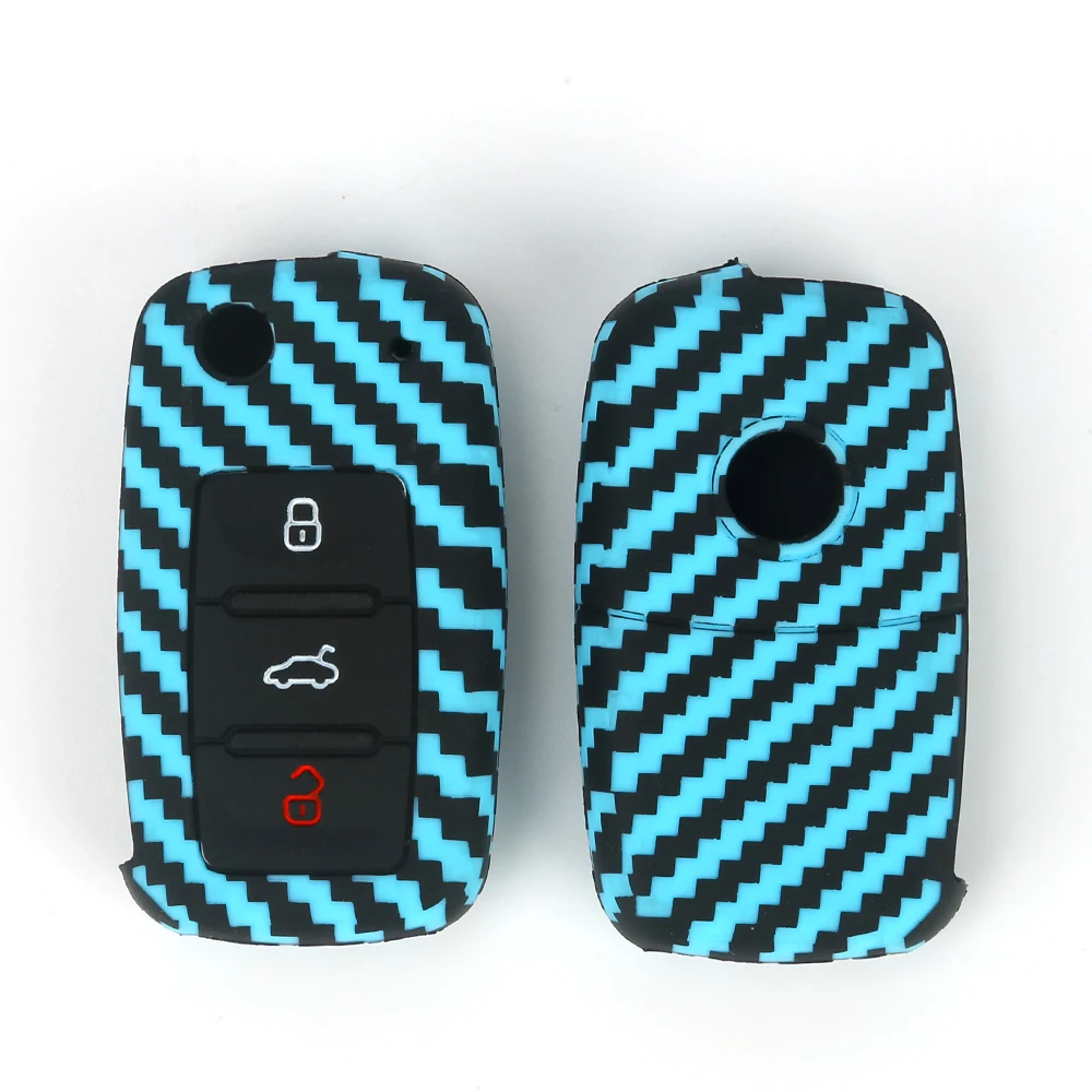 Universal silicone car key cover for key