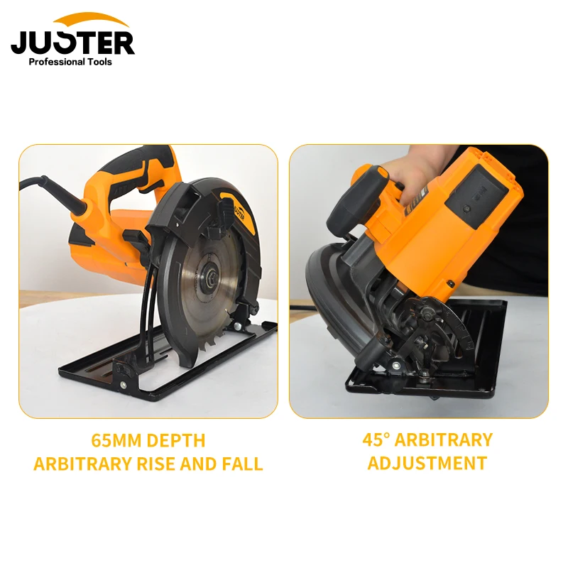 2022 new JUSTER 1400W 185mm Electric circular saw,Electric Wood Circular Saw, Electric Wood Cutting Machine