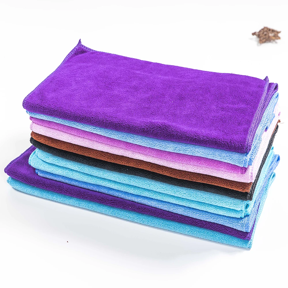 competitive price personalized brand logo bath microfiber towels