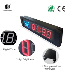 1.8 Inch led interval alternate programmable interval repeat gym countdown timer clock