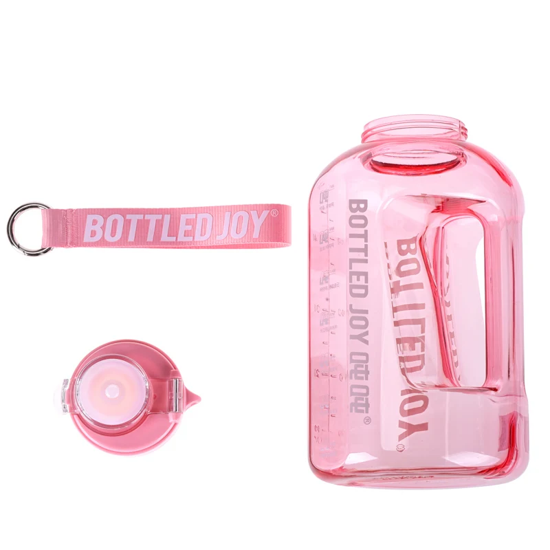 Factory Custom Fitness Time Maker Motivational BPA Free Sport Water Bottle for Camping Hiking Gym Yoga