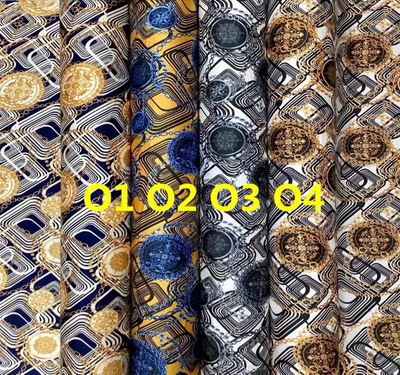 Оптовая продажа, полиэфирная шелковая атласная ткань с цветочным принтом на заказ, дешевая атласная ткань, шелковая ткань для платья