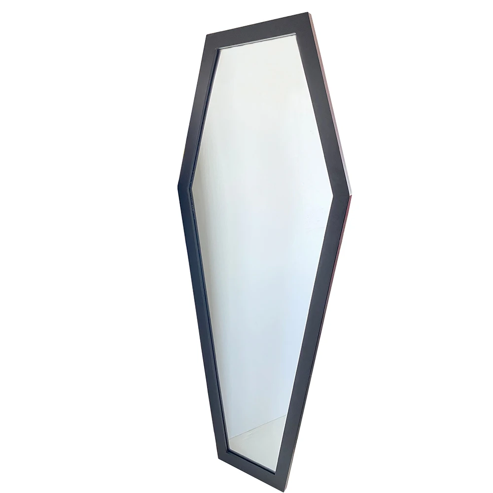 Halloween Modern Nordic style density board black irregular full-body wall hanging home decoration stand floor-to-floor mirror