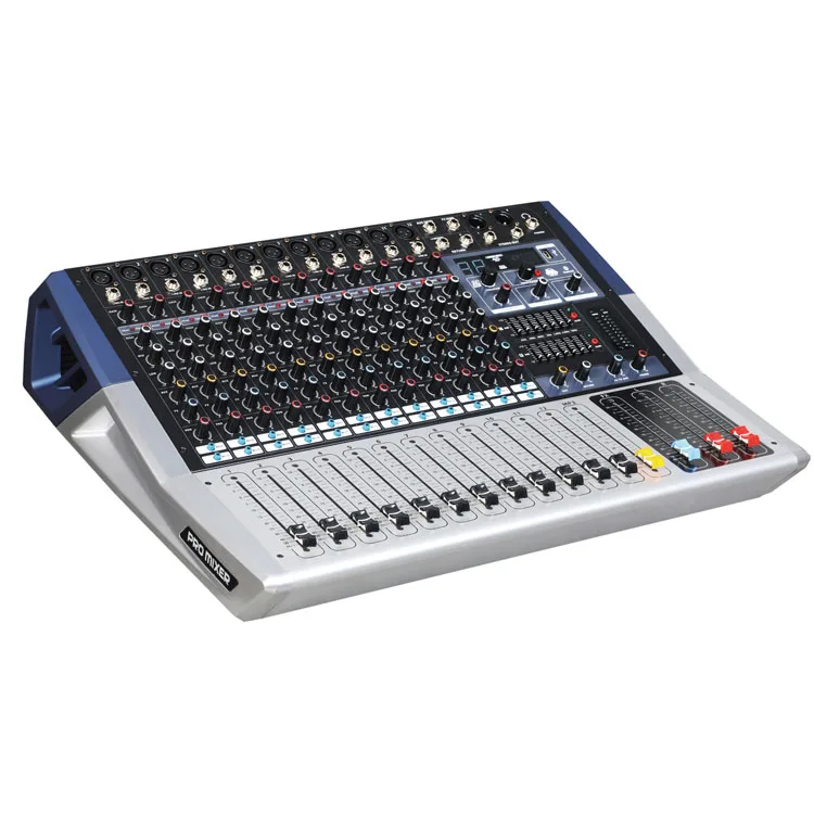 GAX-M120 профессиональный высококачественный 12-канальный аудио микшер SD/USB караоке консоль беспроводной BT