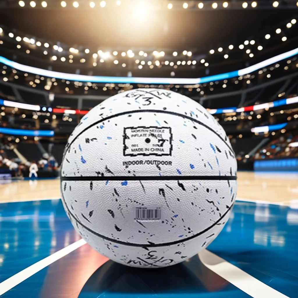 Custom Logo Basketball Training Ball for Kids Made of Leather and PVC Material with Printed Color Rubber for Sports Training