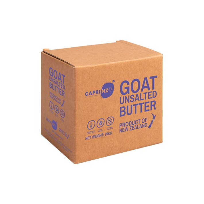 Dairy Products Goat Unsalted Butter Natrual Grass Feed Consumer Pack 100% New Zealand 25kg Pure Goat Cream