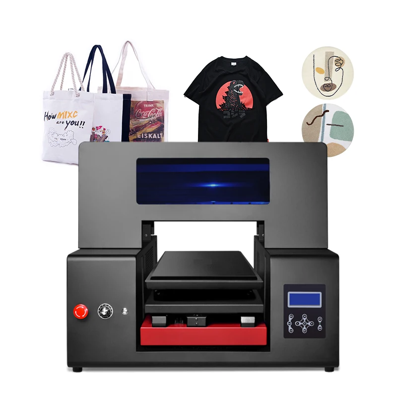 Wholesale Best Seller Tshirt A3 DTG Printer dtg printer 4 head small machines for home business