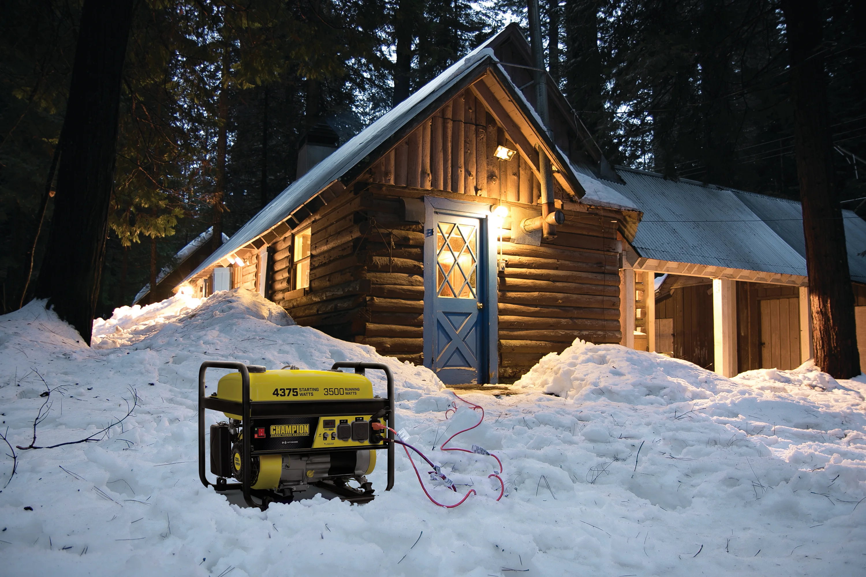 Champion 3kw open frame small power mini gasoline portable generator