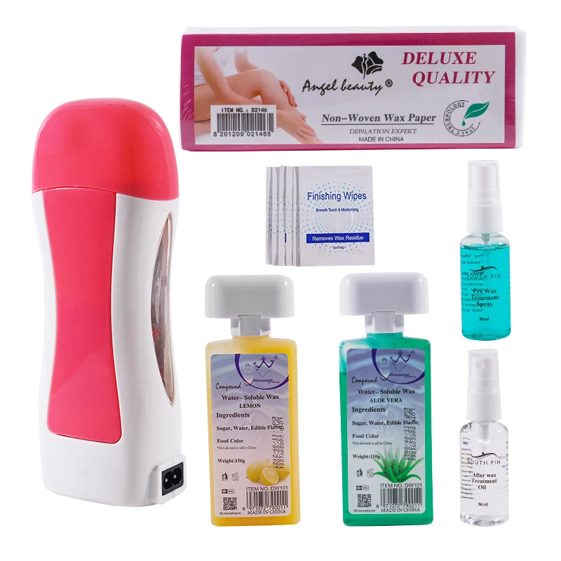 best hair removal wax heater 1/6 Portable and affordable set waxing paper roller of soft wax FTZ-8
