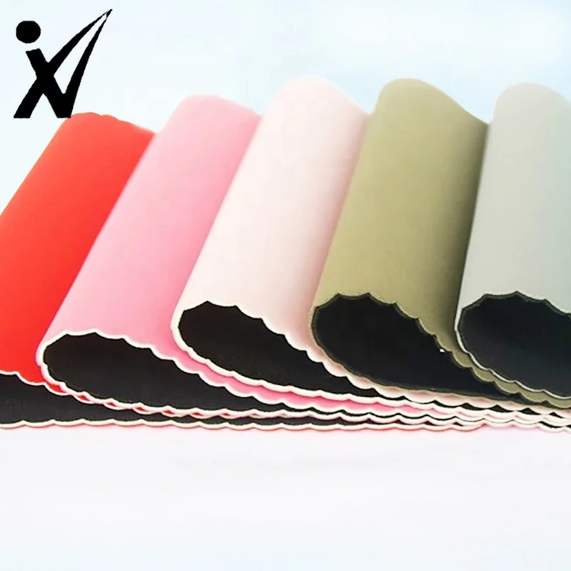 Black 2mm Neoprene Fabric Cloth Rubber Sheet Double-Sided Textile for Diving Suits Shoes Horse Gear Swim & Dive Accessories