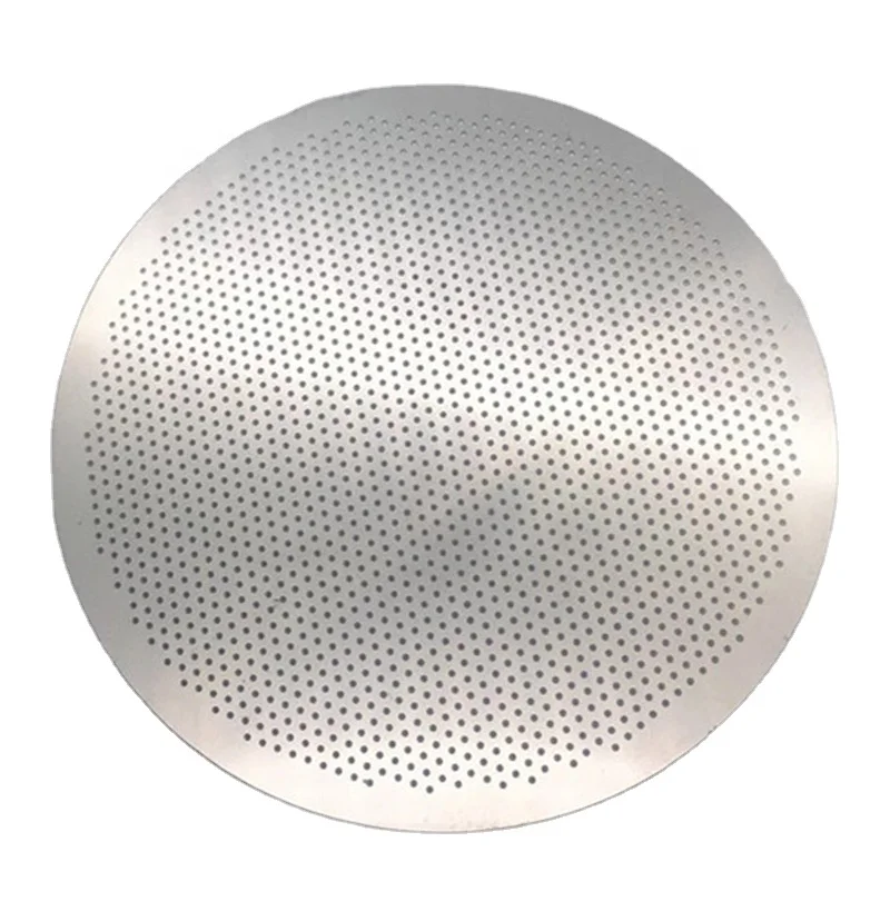 Micro Hole Photo Chemical Etching metal mesh Etching filter mesh disc