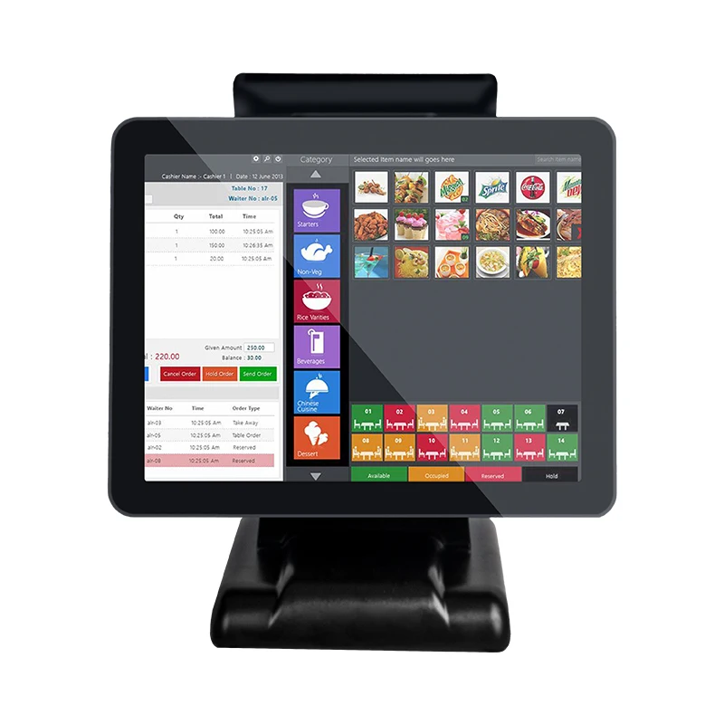 For Retail Mobile Salon Caja Registradora Hotel With Printer Portable Computer Tablet Restaurant Pos System
