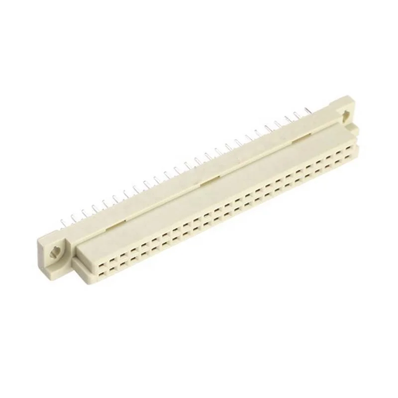 2.54mm pitch pcb connector two rows 50pin male female eurocard connector vertical pin 90 degree pin