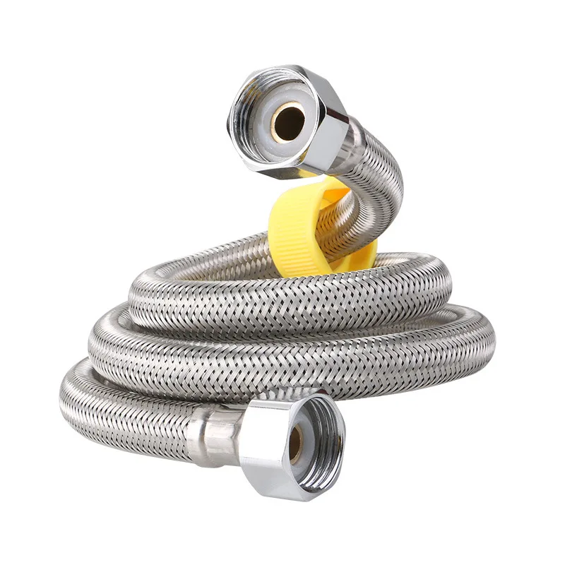 Wholesale SUS304 stainless steel braided hose kitchen braided pipe bathroom plumbing pipe