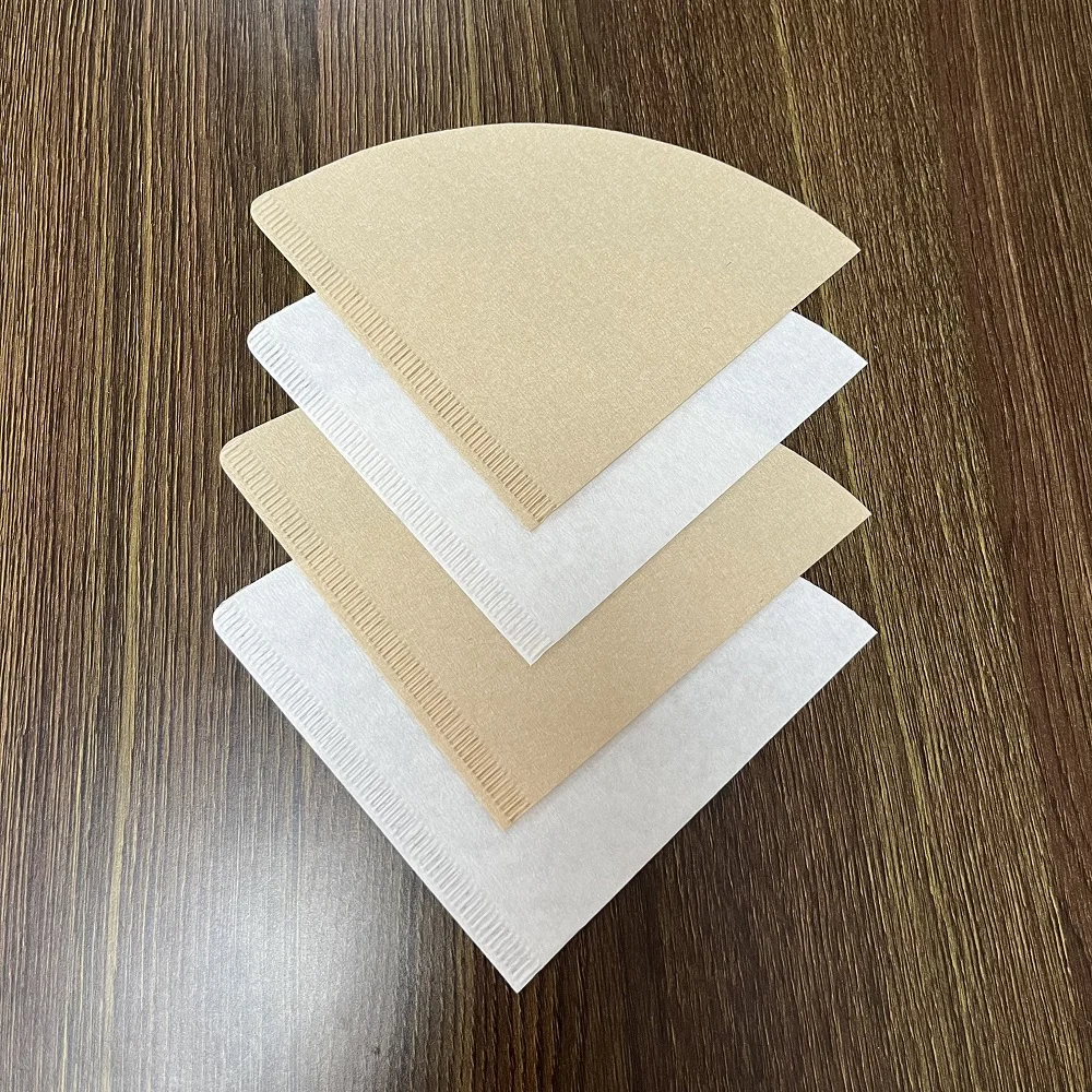 Wholesale China factory commercial coffee paper filters 100 pcs V01 V02