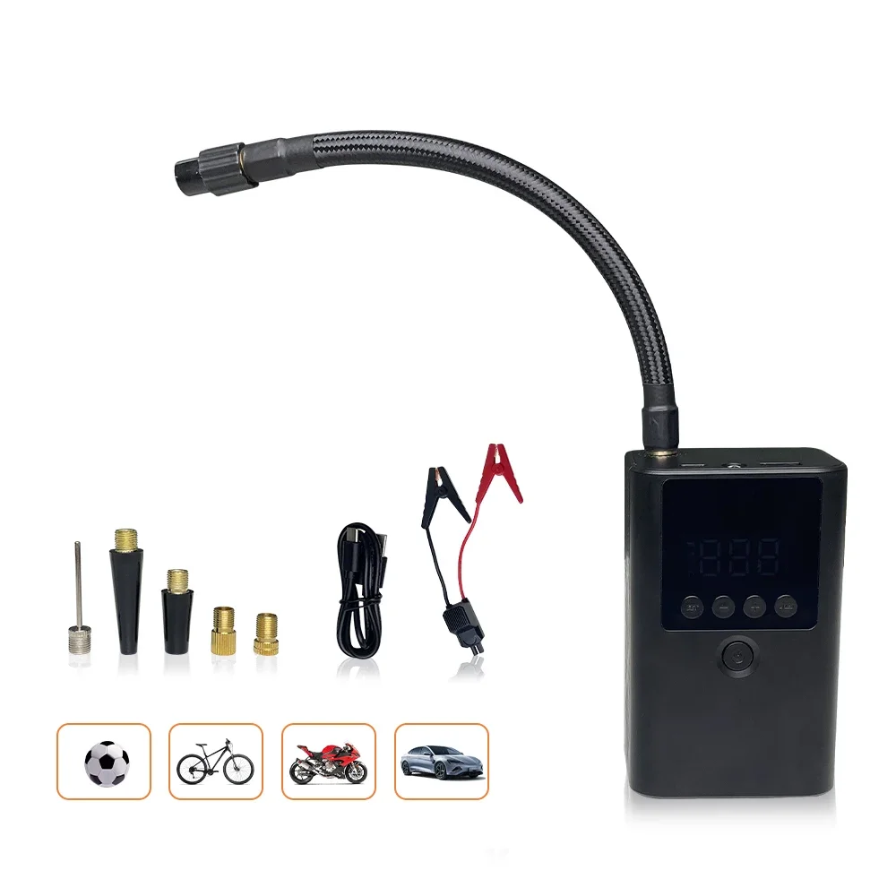 Multifunction Car Battery Booster Power Bank Charger Lithium Battery Pack 899800mah Portable Car Tyre Air Pump Jump Starter