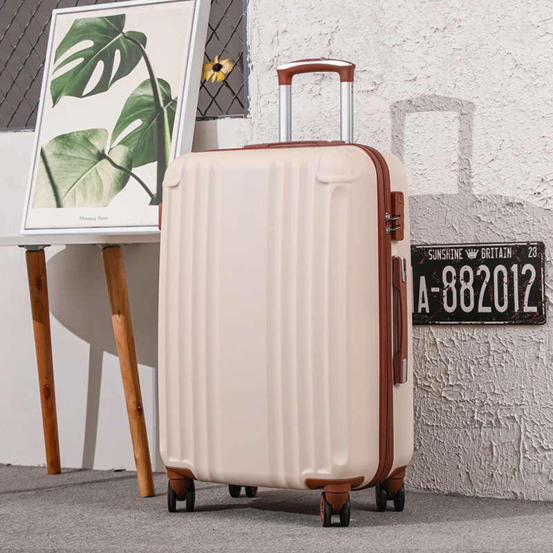 Cheap Abs Travel Suitcase for Girls Travelling Box Carry On Luggage 3 Piece Sets
