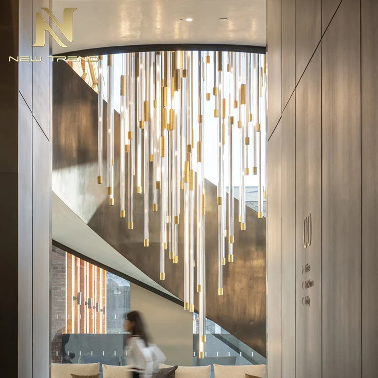 Новый продукт, украшение для дома, роскошная хрустальная люстра для вестибюля отеля, лестницы, современная люстра