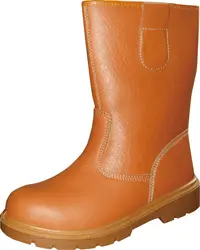 Most Popular Solid Outsole Genuine Leather Upper Comfortable Oilfield Gum Women Safety Boots