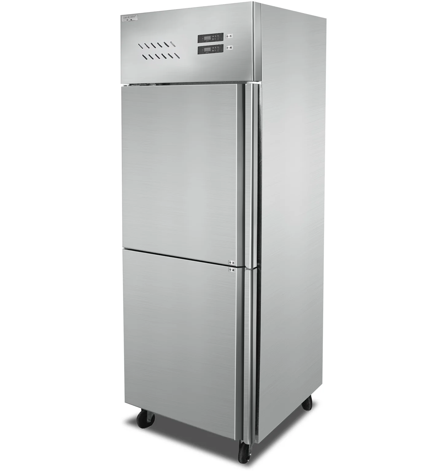 High Quality Deluxe up down two door upright freezers commercial home appliances