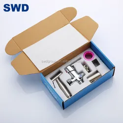 Stainless Steel Brass Hand Held Bidet Sprayer Set Shattaf Toilet Hose Mixer T-Valve Set Cold And Hot Water Bidet