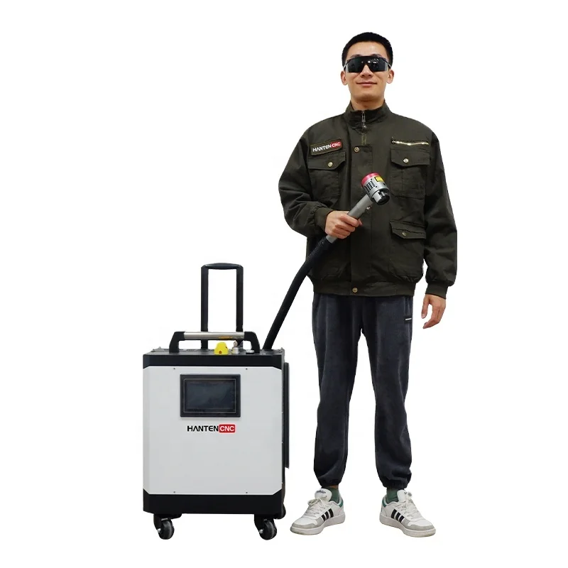 200w 300w multi mode pulse cleaning machine car fiber laser derusting degreasing mold cleaning