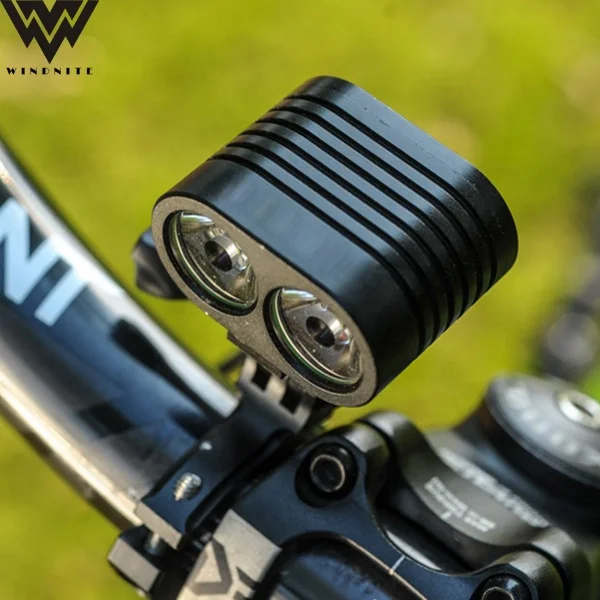 2000 lumens 2 Led Bike Light Bicycle Headlight Headlamp Cycle Front Light for Bicycle Frame Handlebar