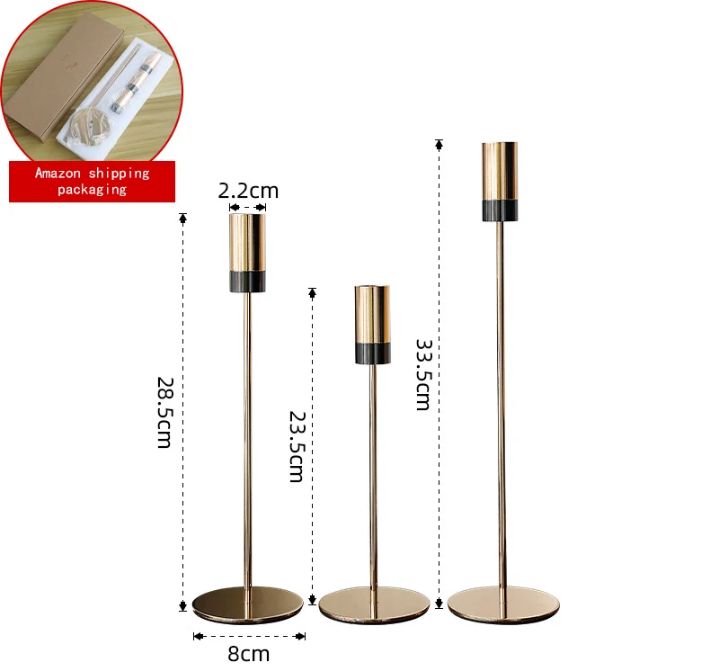 lot modern silver taper and tealight centre piece metal tea light rose gold votive low light up candle holders silver set round