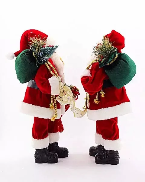 Newest Luxury Doll Decoration Accessories Red Plush Christmas Santa Claus Popular Doll Decoration Party Toy Celebration