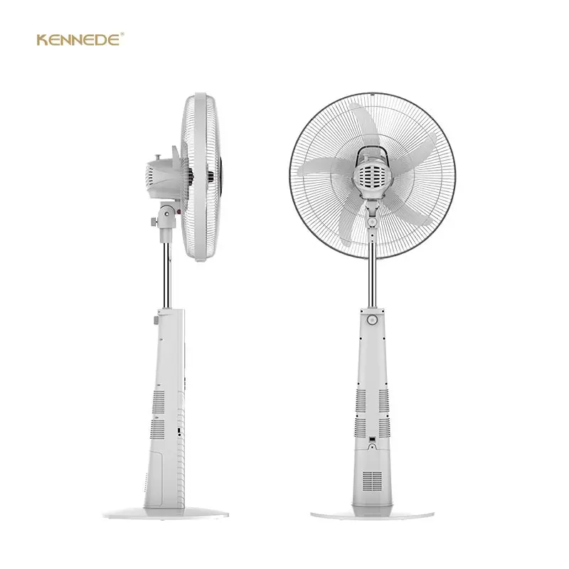 Kennede 18-дюймовый Электрический настенный USB-вентилятор с питанием от переменного/постоянного тока на солнечной батарее