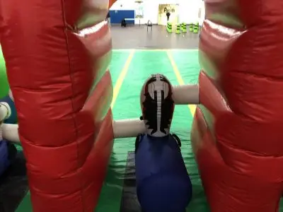 Hot sales outdoor funny  Downs Inflatable Horse Race Track Games